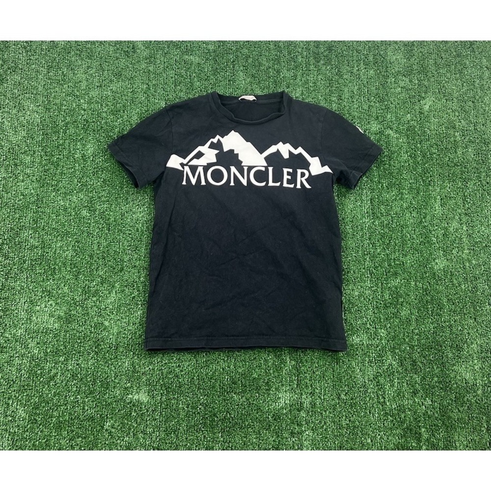 Moncler Logo Maglia T-Shirt Black Size Small